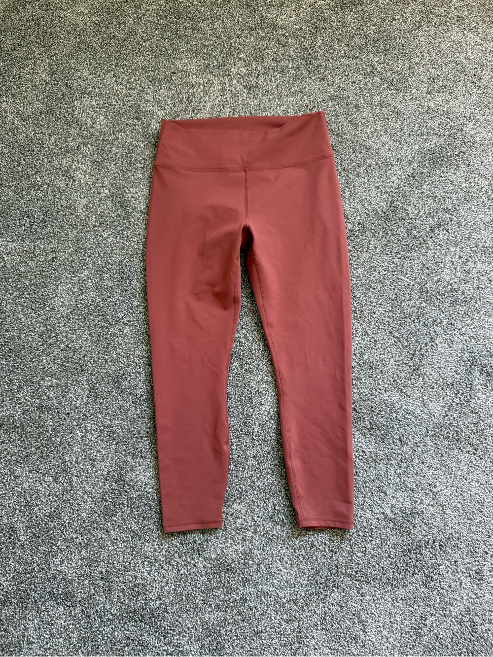 Fabletics High-Rise Rust-Colored Leggings